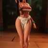 Climax Doll Si70cm MO Roxy mini silicone teen sex doll black skin