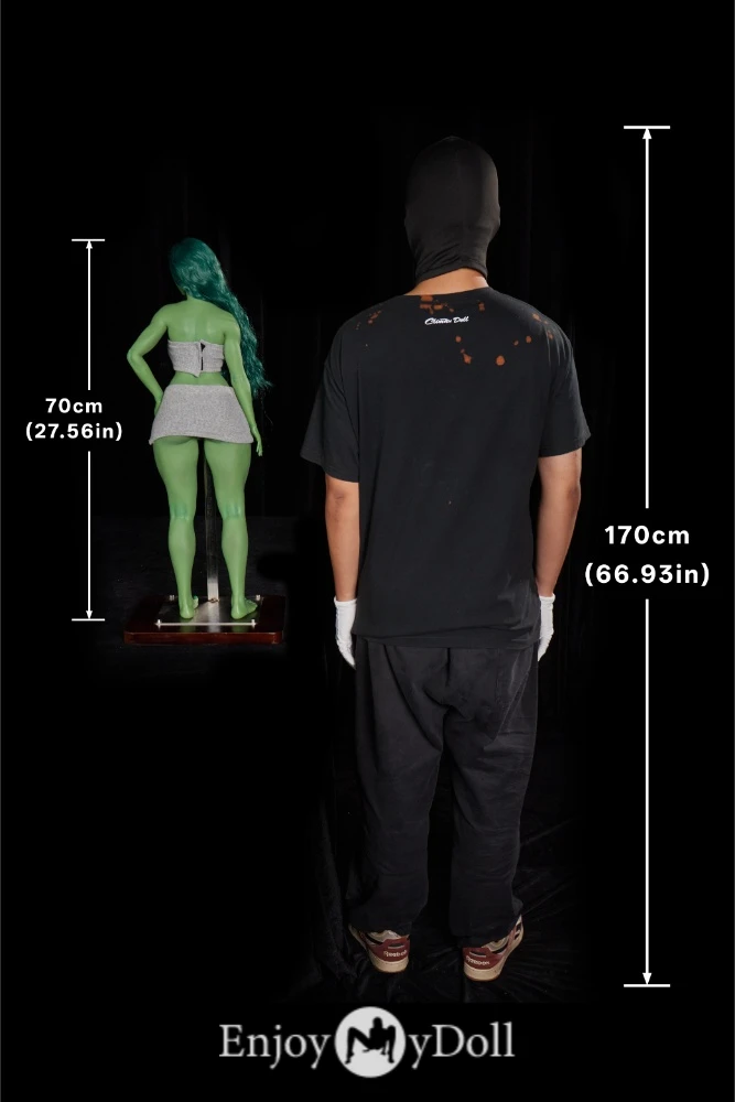 Climax Doll/CLM Renee Si70cm KA mini silicone female sex love doll