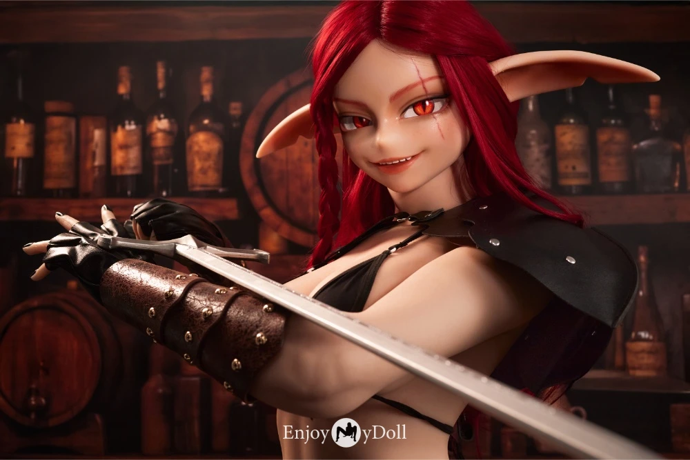 Climax Doll ULW SiU156cm F-cup Bina silicone fantasy Elf sex doll