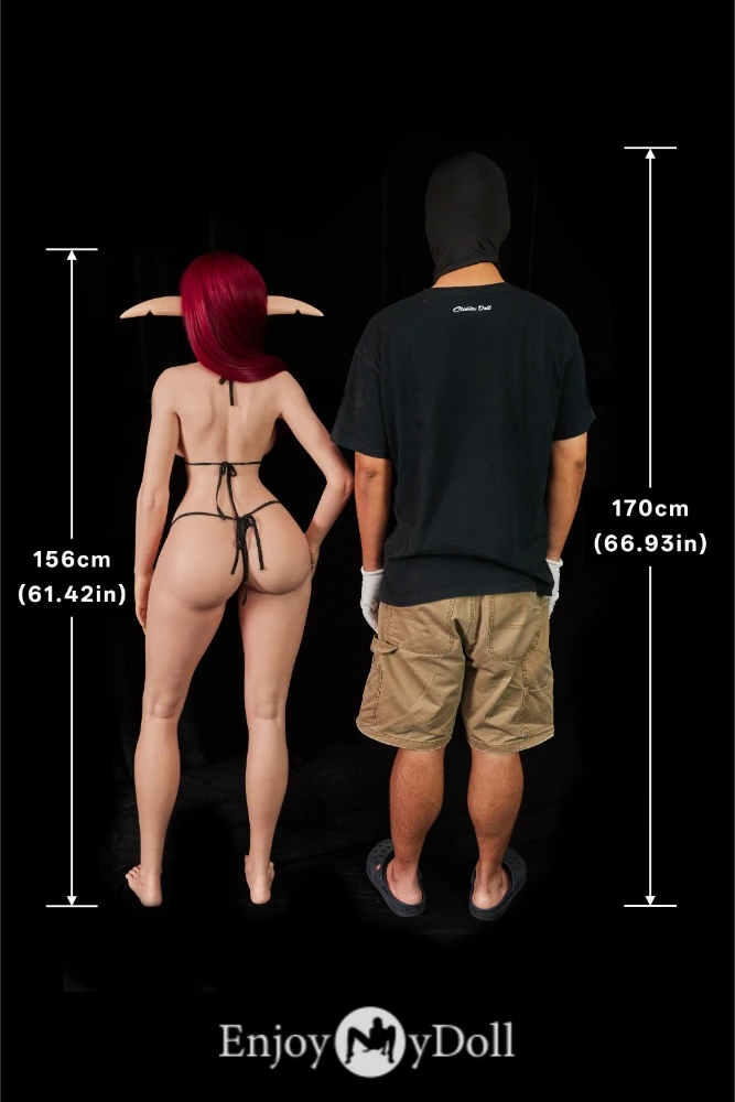 Climax Doll ULW SiU156cm F-cup Bina silicone fantasy Elf sex doll