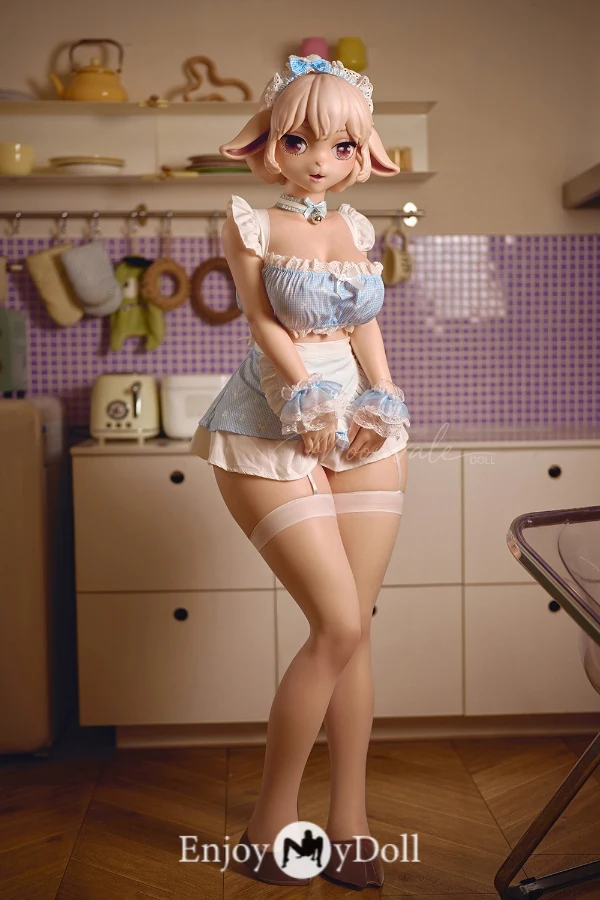 Moonvale Aurelia 160cm D-cup silicone sheep sex doll with movable jaw head