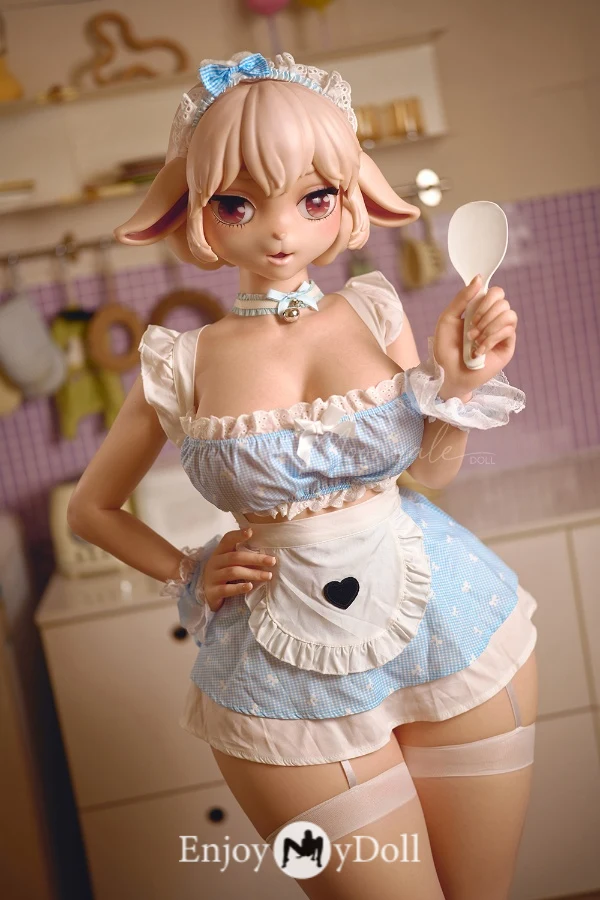 Moonvale Aurelia 160cm D-cup silicone sheep sex doll with movable jaw head