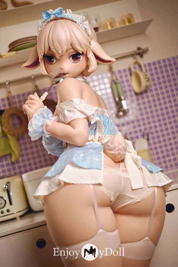 Moonvale Aurelia 160cm D-cup silicone sheep sex doll with movable jaw head