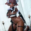 Moonvale Aurelia 160cm D-cup black BDSM sheep sex doll